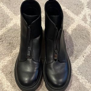 Zipper Front Boots